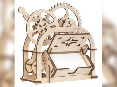 Card Holder Mechanical 3D Wooden Puzzle Box  DXF File