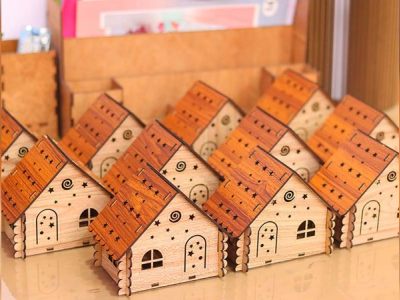Tea Light Lantern Tealight House Model LED Candle Holder