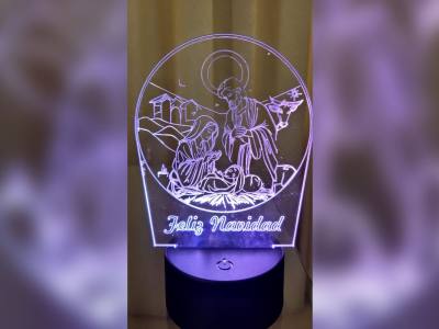 Nacimiento modelo 2 en acrílico para lámpara LED