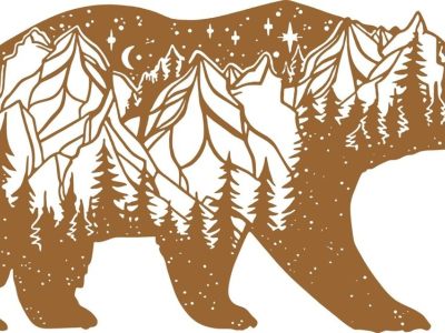 Bear For Laser Cut