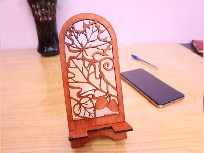 Fall Maple Leaf Phone Stand