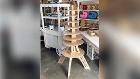 Eiffel Tower Pattern 4 Floors For Laser Cut Cnc
