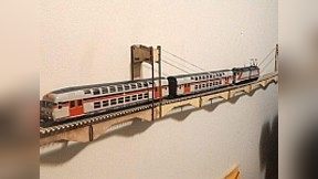 Ho Scale Wall Mount Bridge Laser Cut Design Template