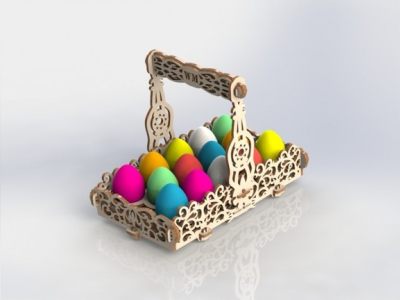 Easter Bucket For Laser Cutting