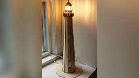 Cnc Laser Cut Wooden Lighthouse Lights