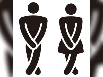 Engrave Wc Sign Men Women Toilet Sign