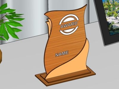 Stylish Design Appreciation Award Trophy