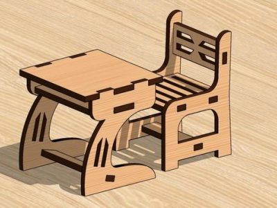 School Mini Table Chair Toy Diy Miniature