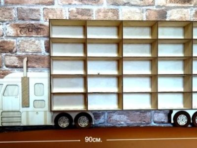 Toy Car Display Shelf Truck Shaped