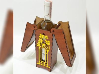 Wine Box Layout For Laser Cut