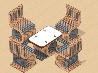 Miniature Parametric Chair Table