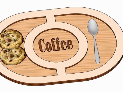 Wooden Coffee Tray