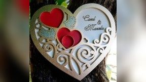 Wedding Ring Box File Download For Laser Cut