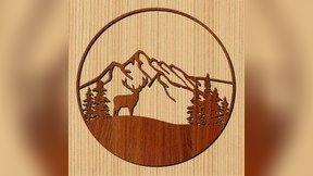 The Moose Holds The Forest For Laser Cut Cnc