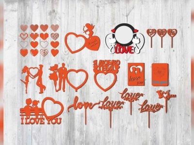 Valentine Cupcake Toppers