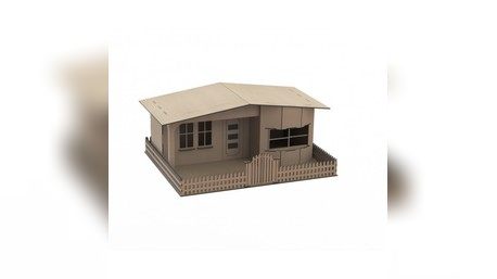 Wooden House Template