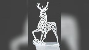 Star Deer For Laser Cut