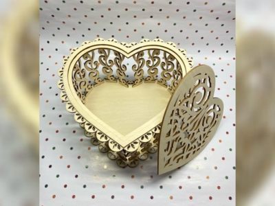 Valentine Heart Candy Box