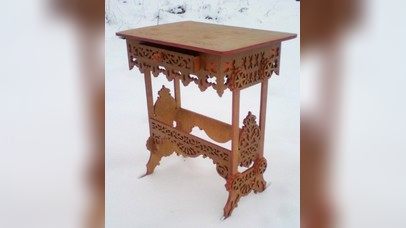 Table With Drawer For Laser Cut