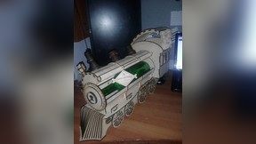 Train Wine Box File Download For Laser Cut