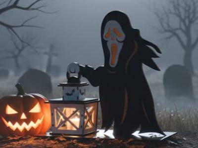Halloween Ghost Candlestick