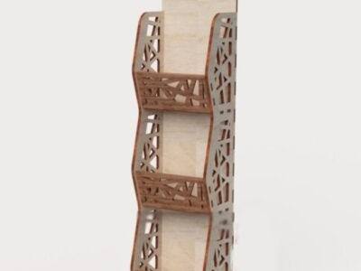 Three-Tier Storage Basket Shelf