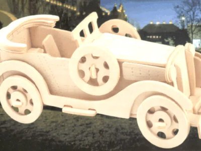 Classic Vintage Automobile Scale Model