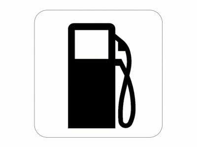 Gas Station Highway Sign – Road Signage Vector Design