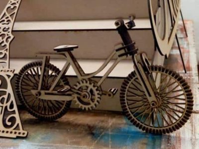 Bicycle Replica Design for CNC Wood Cutting