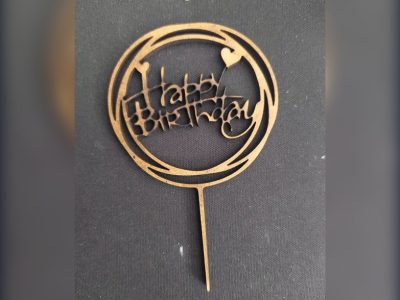 Happy Birthday Cake Topper Decoration