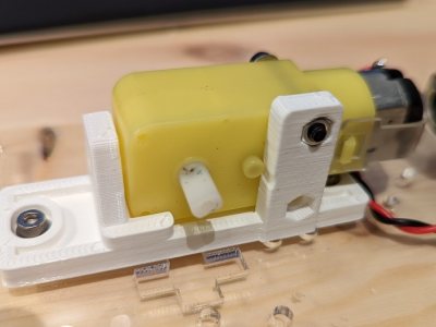 TT Motor Mount for Robotics Platform