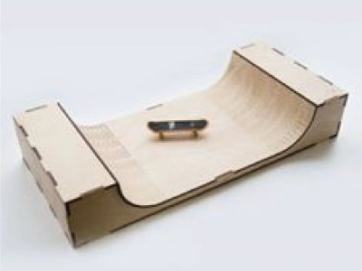 Skateboard with Ramp