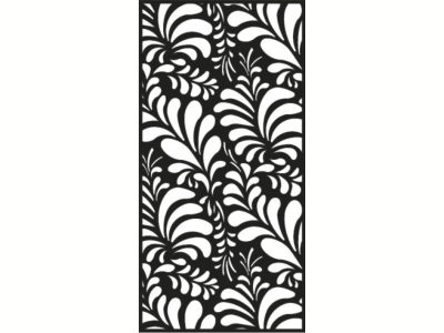 Vintage Metal Cutout Panel with Ornamental Grille Pattern