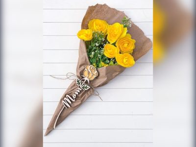Wooden Rose Flower Collection for Mother's Day and Valentine's Day