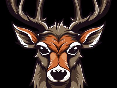 Reno 5 Deer Vector for CNC Engraving