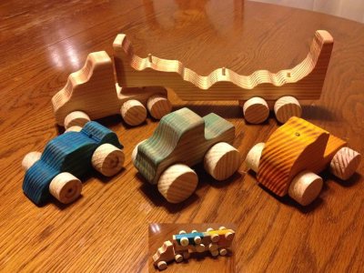 Wooden Toy Hauler