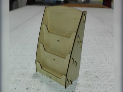 Wooden Magazine Display Rack