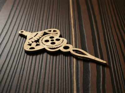 Steampunk Gears Christmas Pendant