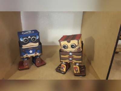 Otto DIY Robot Laser Cut Model