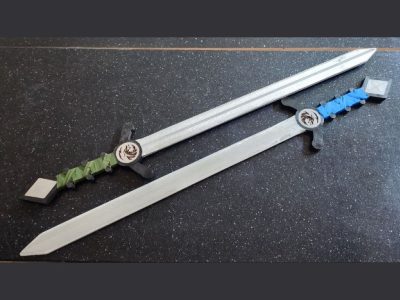 Sword with Dragon Design