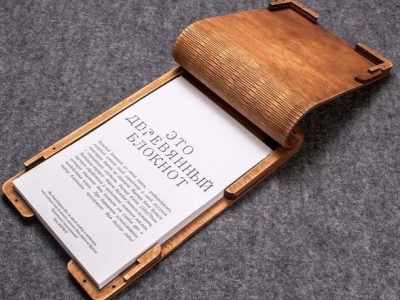 Wooden Notepad Cover