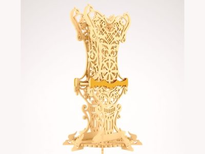 Wood Carved Vase Layout