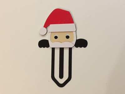 Santa Claus Bookmark and Stocking Decoration