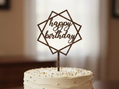 Happy Birthday Cake Topper