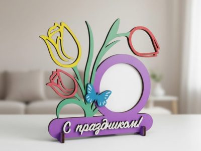 Tulip Photo Frame for Women's Day