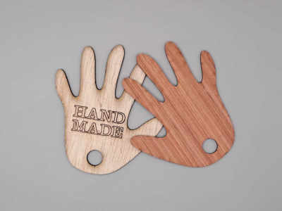 Handmade Craft Sign Symbol Tag