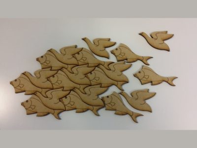 Fish or Fowl Tessellation Puzzle