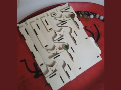 Binary Mechanical Marble Computer