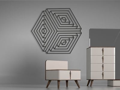 Geometry 4 Wall Decor