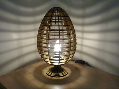 Openwork Oval Lampshade
